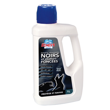 Lessive vêtements noirs et foncés